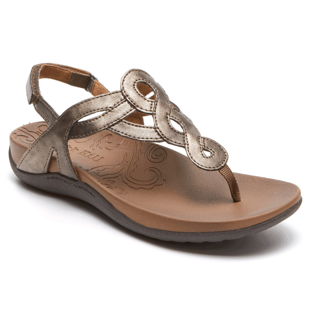 Rockport Sandals For Womens Dark Brown - Ramona - PC1879036